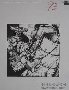 2013年四川美術(shù)學院設(shè)計基礎(chǔ)優(yōu)秀試卷剖析 創(chuàng)意與技法的融合